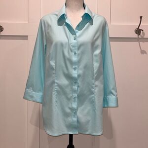 Coldwater Creek No iron long sleeve blouse
